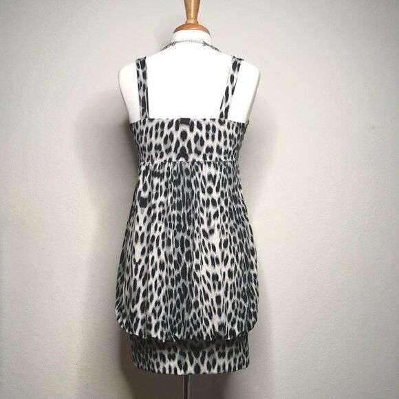 Crown Of Hearts Leopard Empire Bubble Dress - Picture 5 of 7